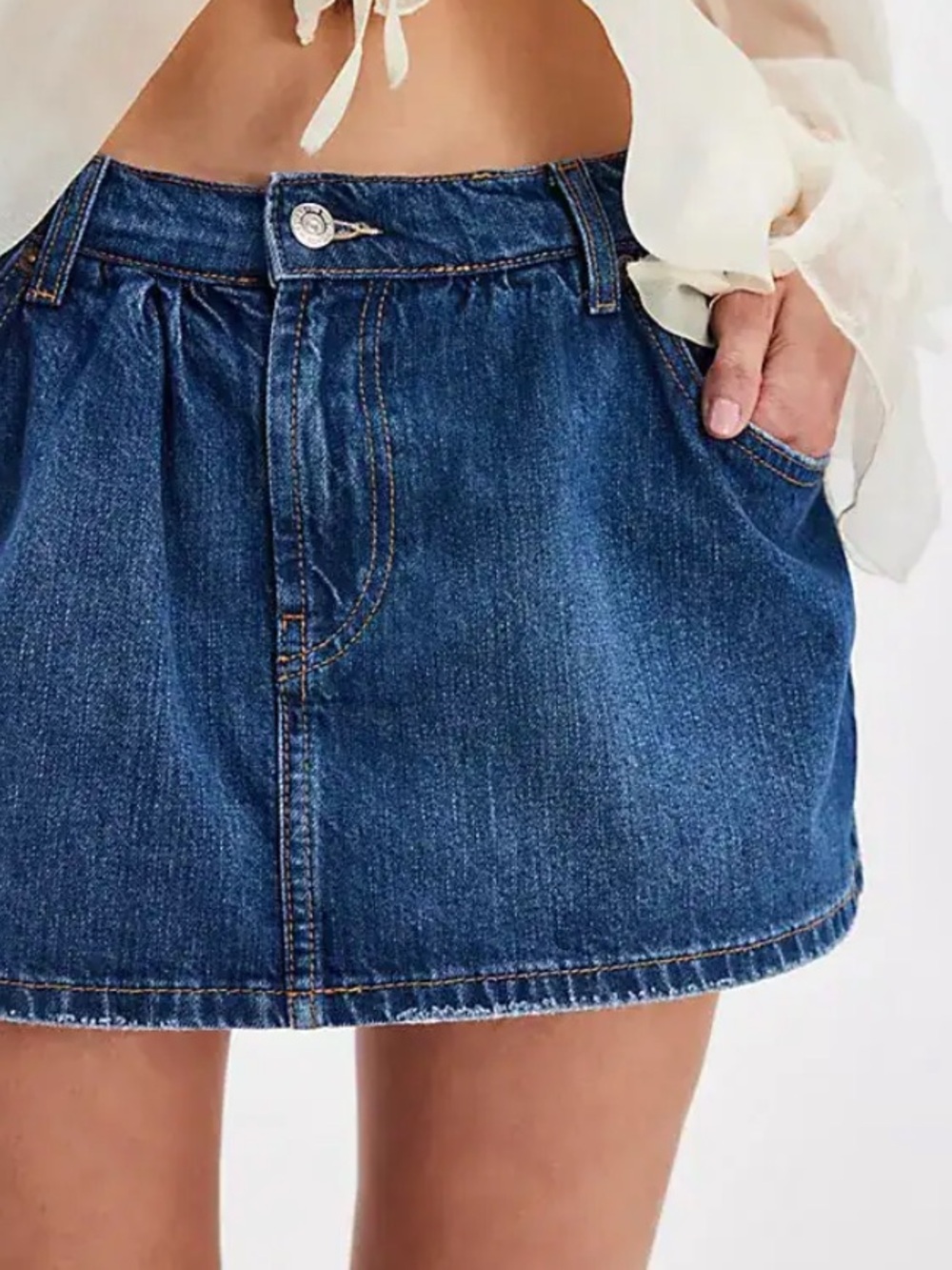 Free People We the Free Demi Denim Skort